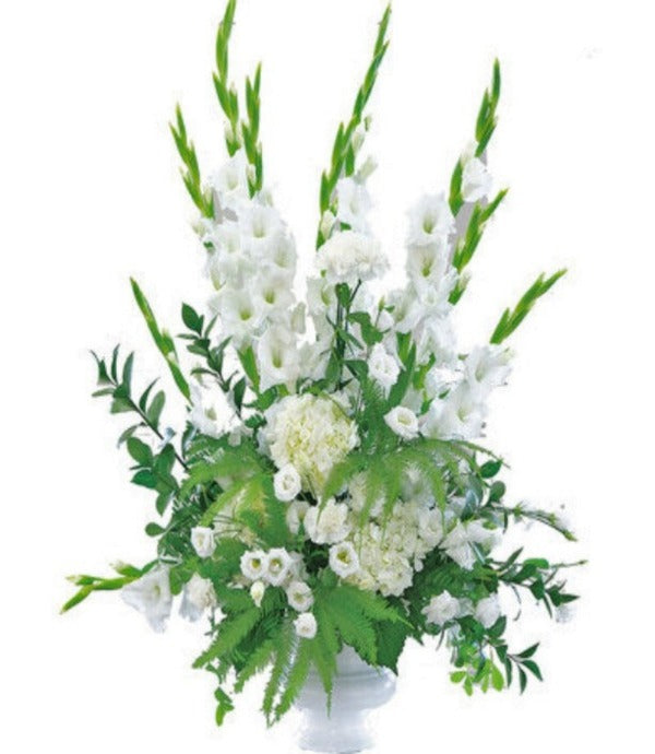 Heavenly White Basket