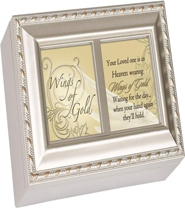Wings of Gold Petite Music Box