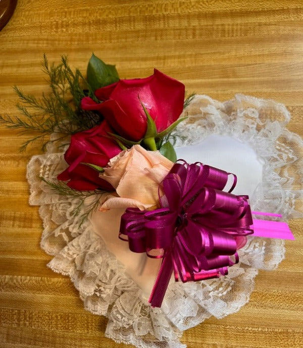 Satin Heart Pillow