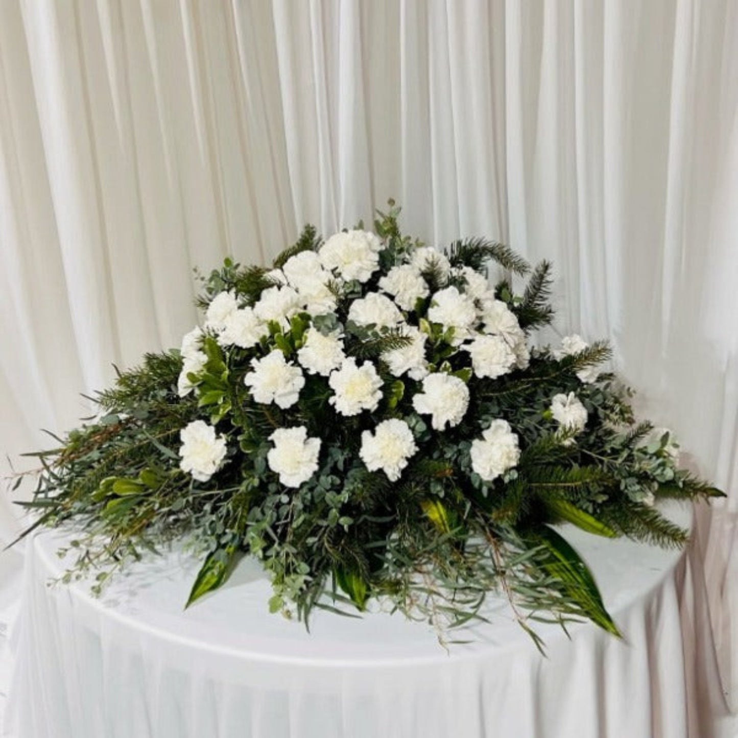 Simple Love Casket Spray