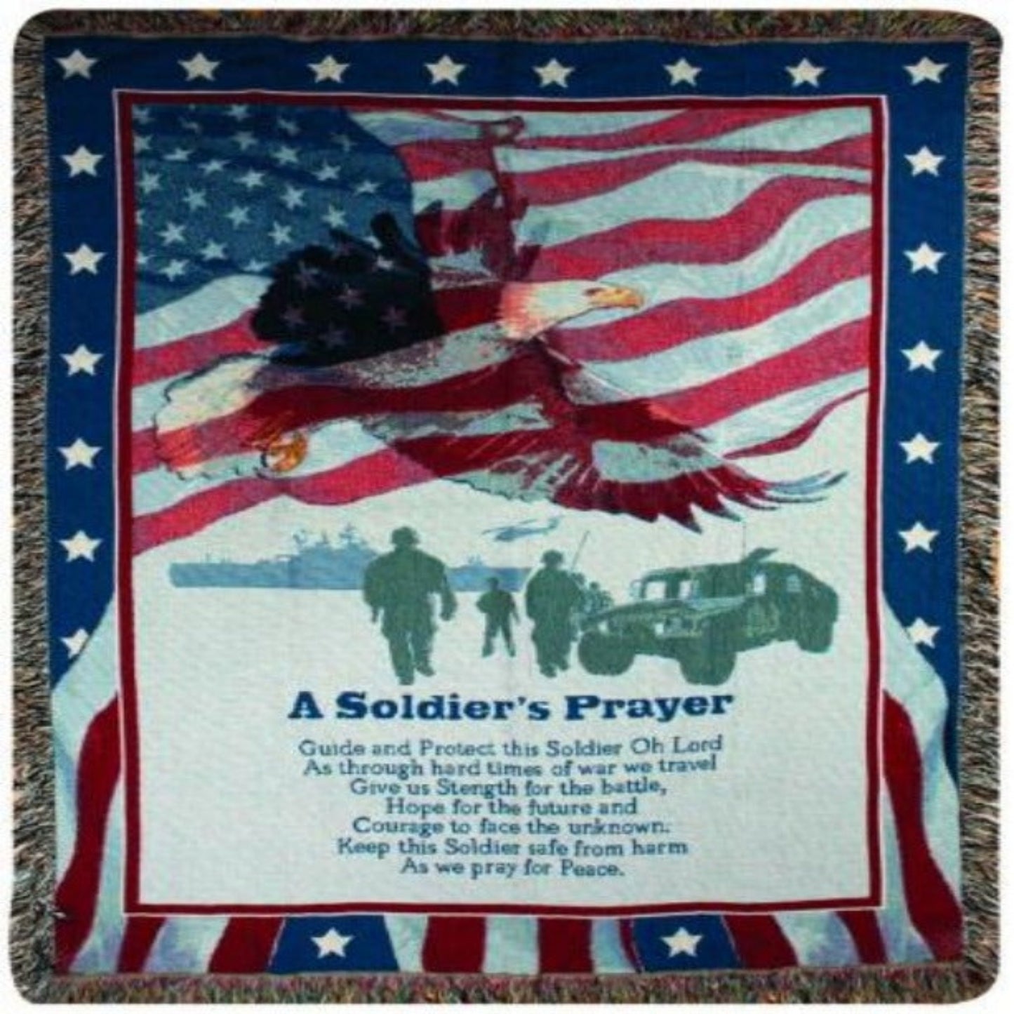 A Soldier's Prayer Throw