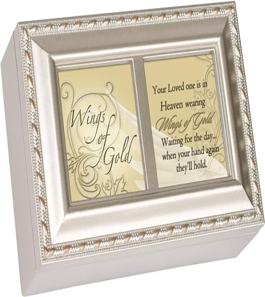 Wings of Gold Petite Music Box