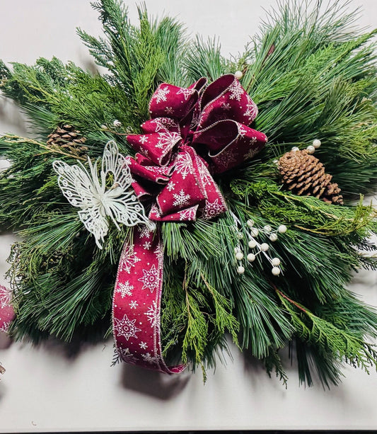 Christmas Grave Pillow